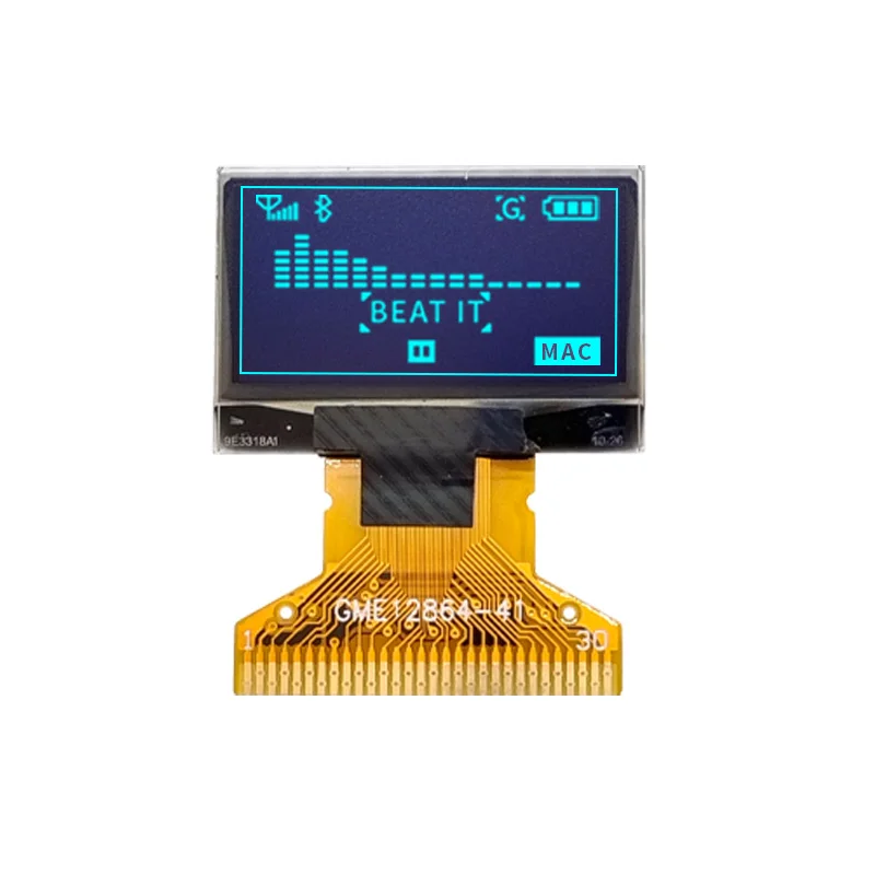 0.96 collu OLED Displeju Šauru Rāmi 128*64 Dot Matrix SSD1315 Vadītāja 30PIN Saderīgu SSD13062