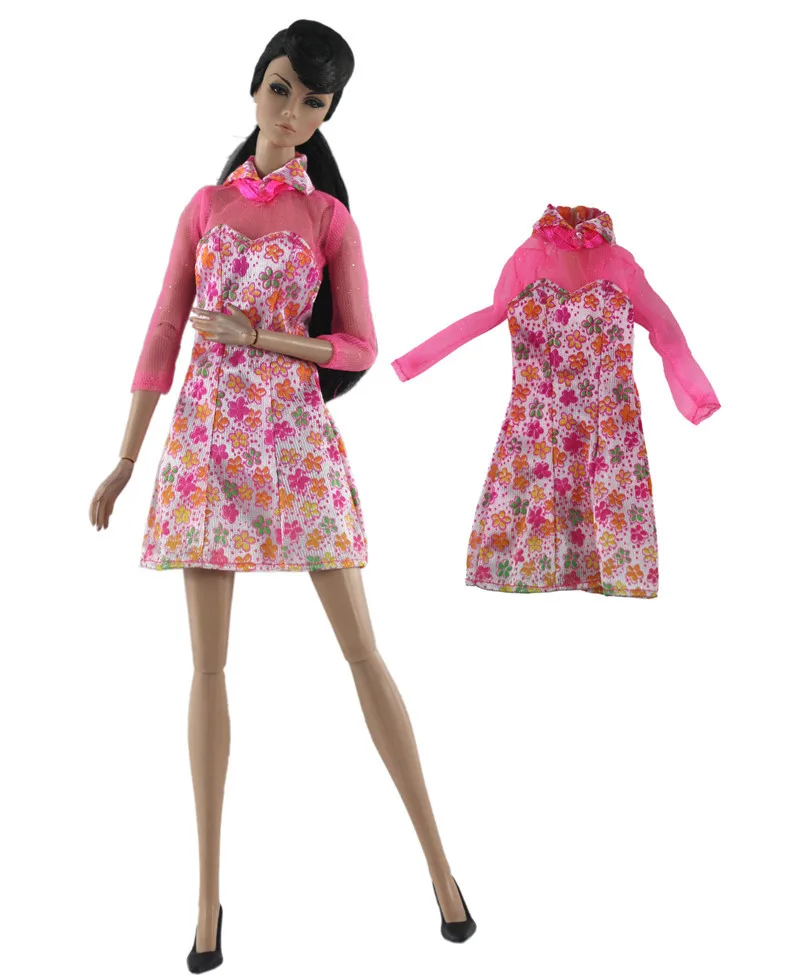1 Iestatiet Modes Apģērbs Kleita, Krekls, Svārki Ikdienas Ikdienas Valkāšanai Piederumi, Apģērbu Barbie Lelle2