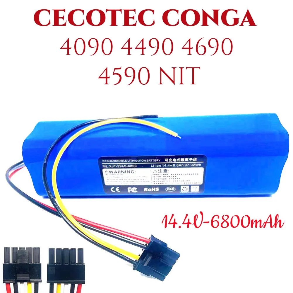 100% Jauns CECOTEC.CONGA.4090.4590. GNĪDA Piederumu Litija Akumulators Uzlādējams Akumulators Ir Piemērots Remonta un Rezerves0