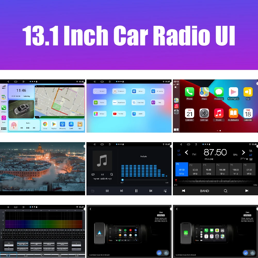 13.1 collu Auto Radio VW PASSAT 2016 2017 2018-19 Auto DVD, GPS Navigācija, Stereo Carplay 2 Din Centrālā Multivides Android Auto4