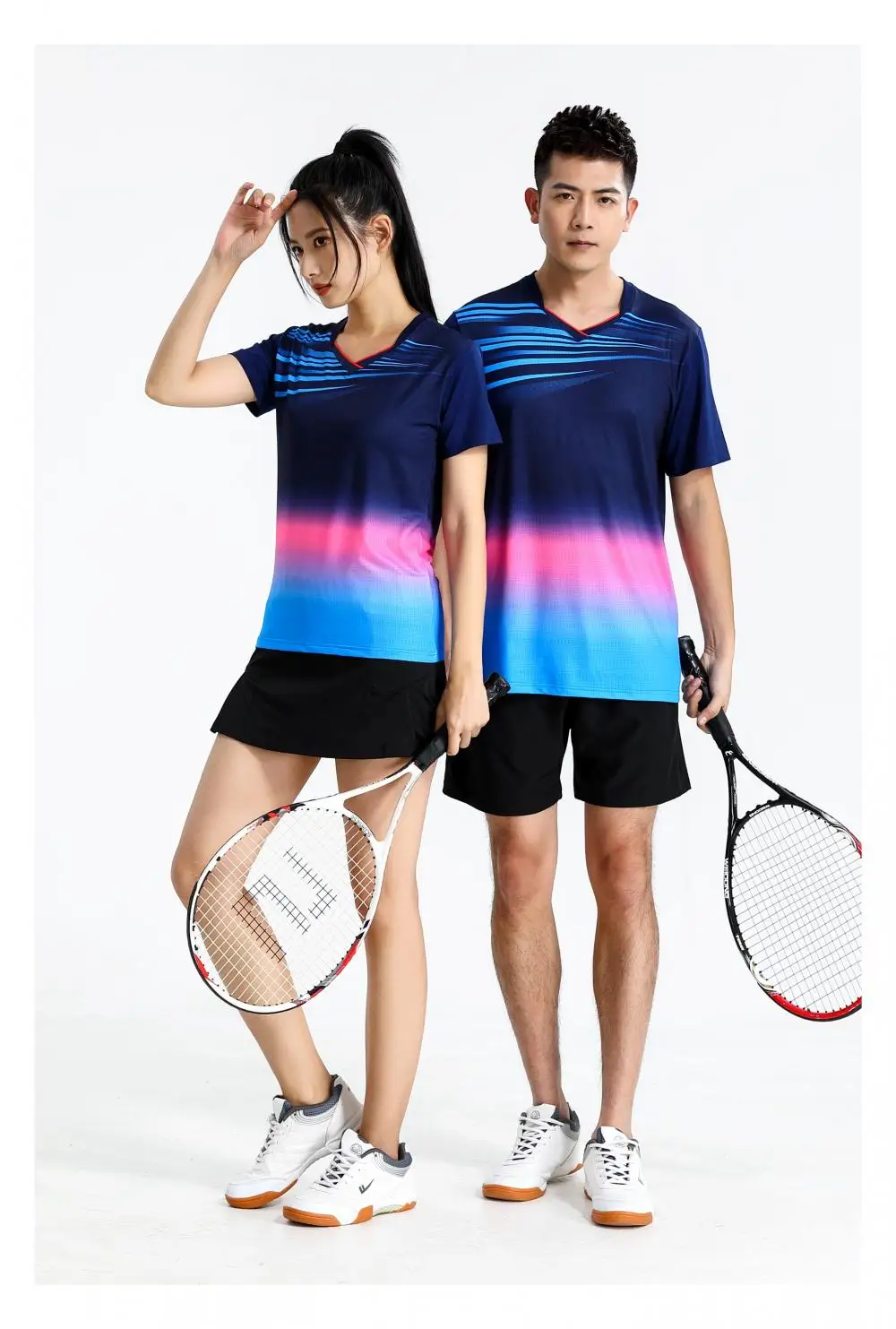 2023 Jaunu Ātrās Žāvēšanas Galda Teniss Apģērbi Vīriešu T-krekls Badmintons Formas tērpu,Zēni Meitenēm Sieviešu Tenisa T krekls,Fitnesa, Sporta Krekli1