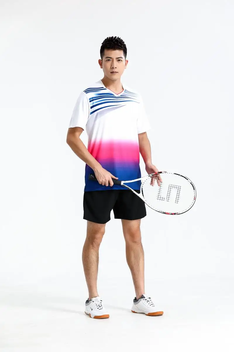 2023 Jaunu Ātrās Žāvēšanas Galda Teniss Apģērbi Vīriešu T-krekls Badmintons Formas tērpu,Zēni Meitenēm Sieviešu Tenisa T krekls,Fitnesa, Sporta Krekli5