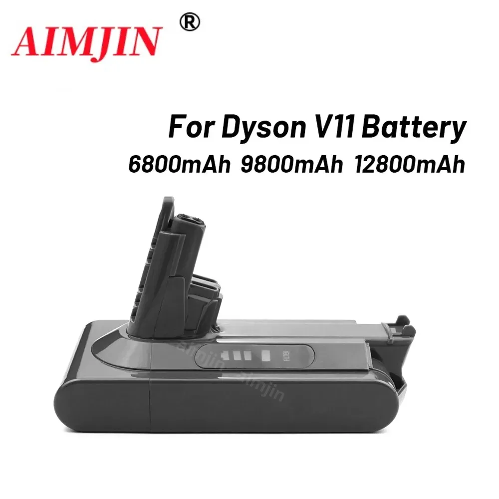 25.2 V Akumulators, Par Dyson putekļu Sūcēju Filtrs V11 Pūkains Baterijas Dzīvnieku LI-ion 6800/9800/12800mAH0