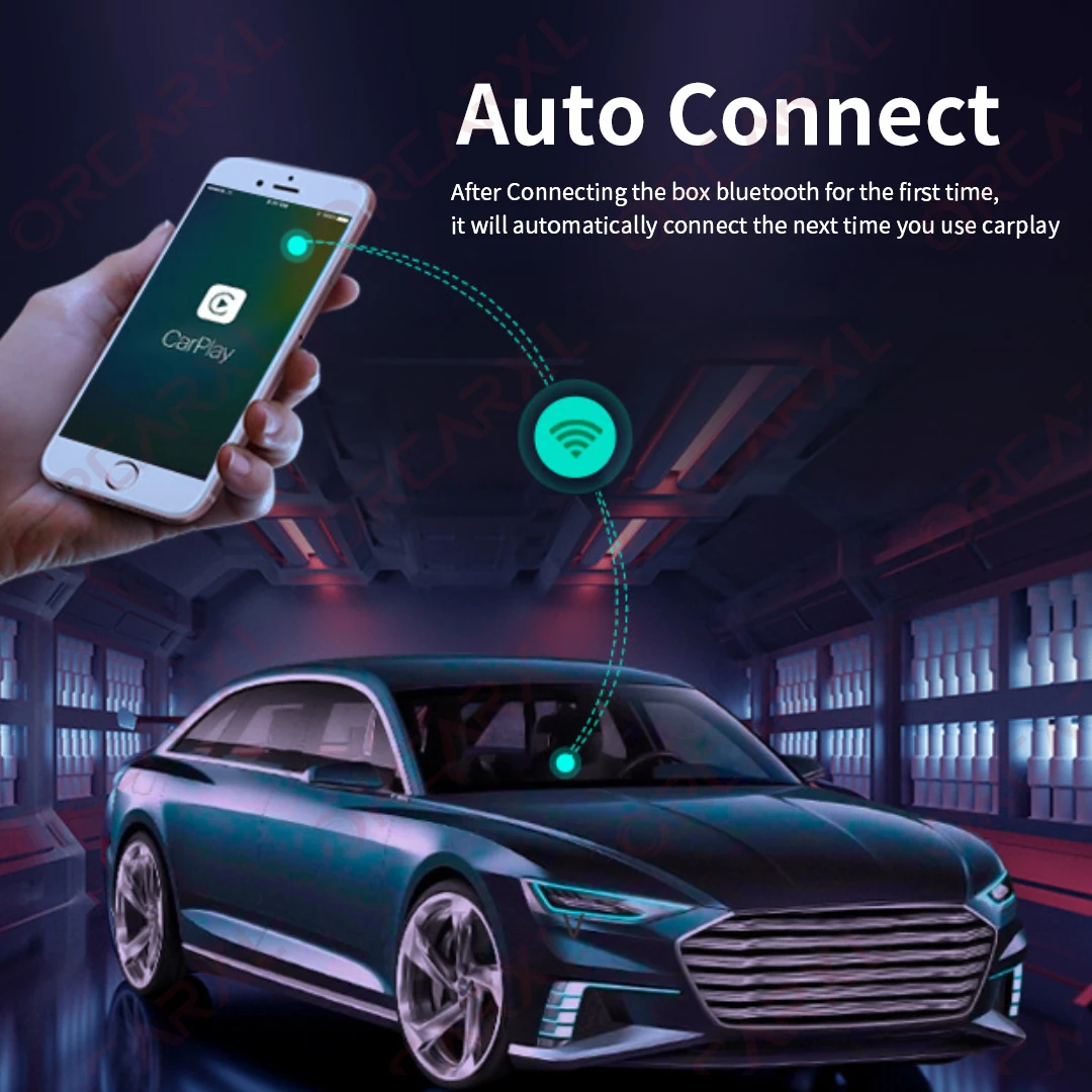 4.0 Bezvadu CarPlay Android Auto Mini Adapteris Rūtiņu Uzlabot Automašīnas Bezvadu Spēlētājs Dongle Transportlīdzeklis, Radio Sistēmas, Bezvadu Savienojums4