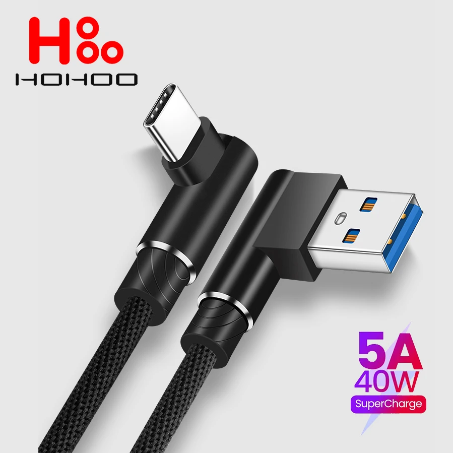 5.A USB Type-C Ātrās Uzlādes Kabelis xiaomi Poco F3 X3 Pro Redmi K50 40, Ņemiet vērā, 11T Pro C Tipa Kabeli Huawei mate 40 30 Pro Kabelis0