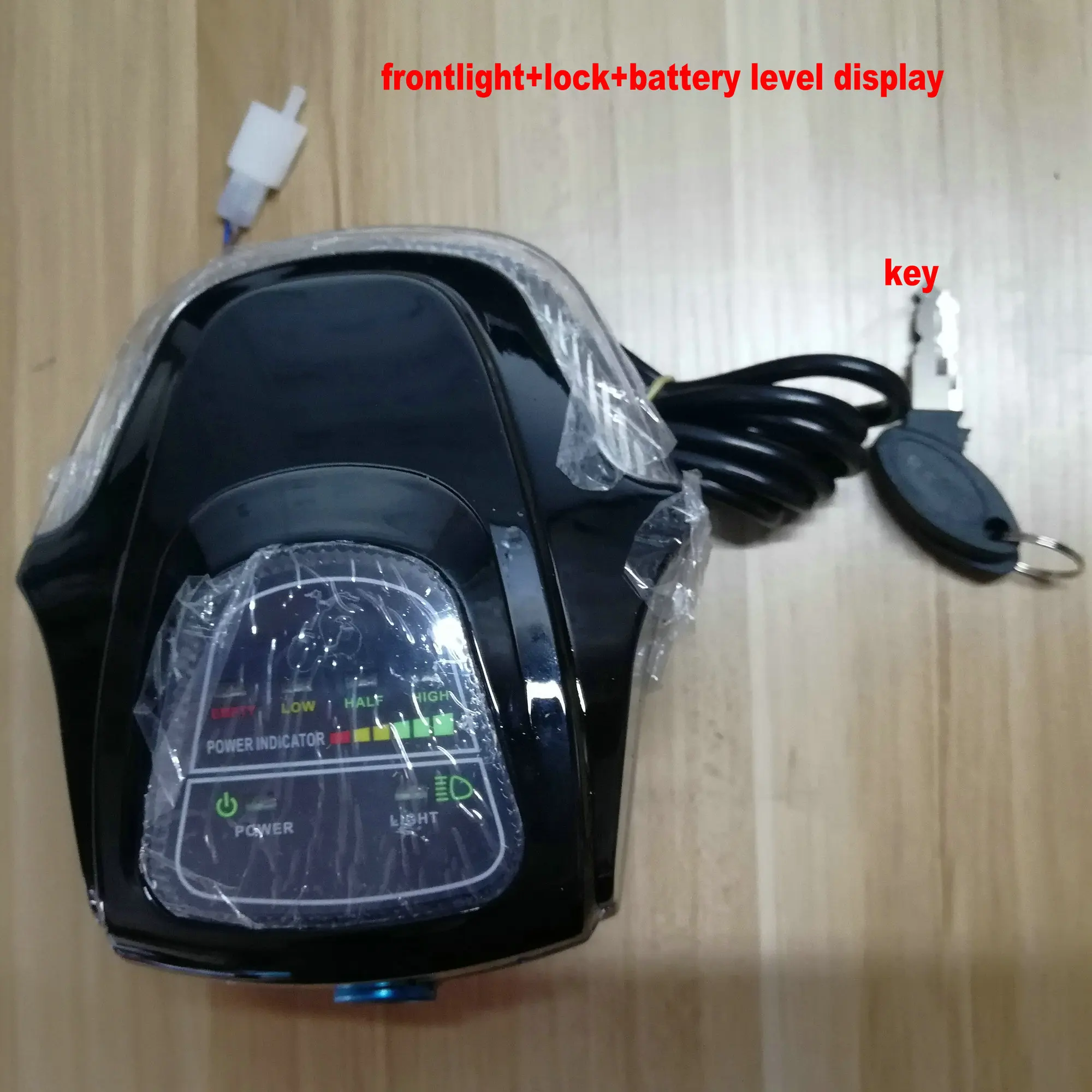 60v/48v Baterijas Līmeņa/Ieslēgšanas Indikators+Frontlight+Bluetooth+Lock/Taustiņu Elektrisko Velosipēdu Tricikls MTB Scooter DIY Daļa1