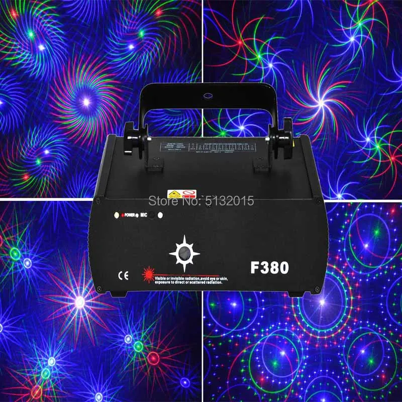 6PCS/Daudz RGB LED Lāzera Projektoru 8 Modeļu DJ Disco Party Club Kāzu Joslā Izklaides Vākšana Darbības Posmā Apgaismojums2