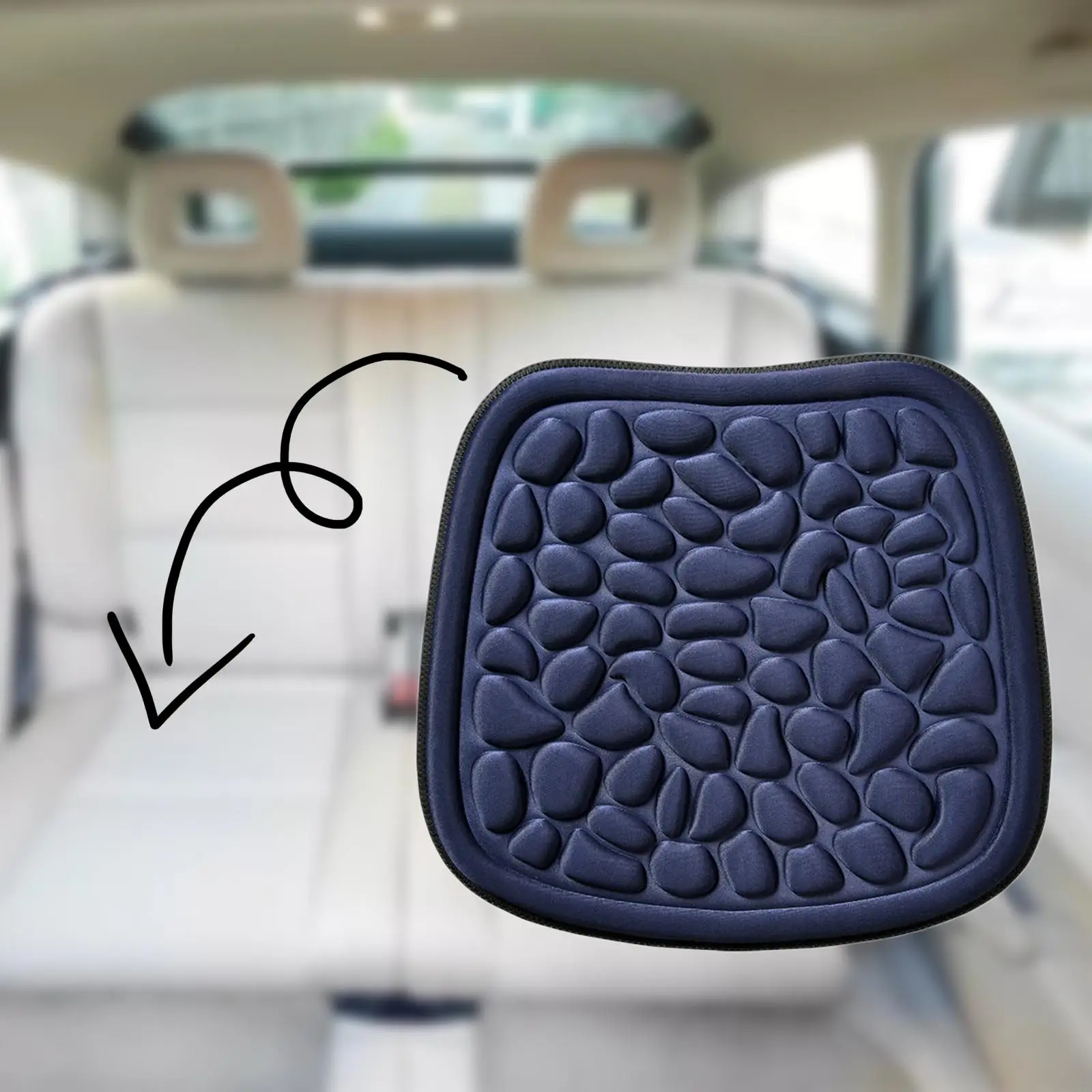 Auto Sēdekļa Spilvena Anti Slip stilīgu Aksesuāru Elpojošs Vienkāršu Auto Sēdekļa Vāku Aizsargs Spilventiņu, lai Lielākā daļa Transportlīdzekļu SUV4
