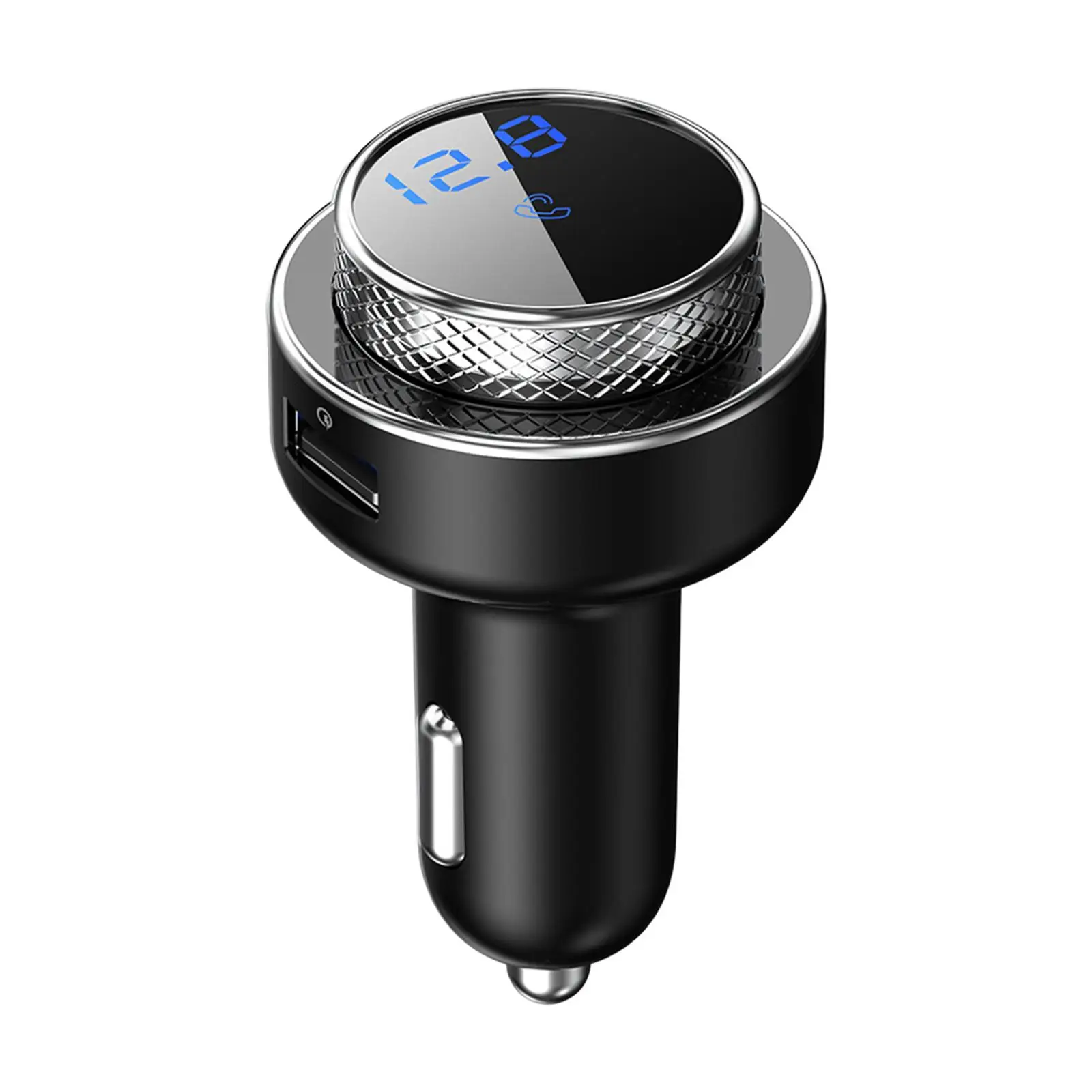 Automašīnas Adapteris 12V-24V QC3.0 Ātri Uzlādēt Portatīvo Surround Skaņas Brīvroku Zvanīšana LED Spriegums Displejs Auto Lādētājs MP3 Atskaņotājs2