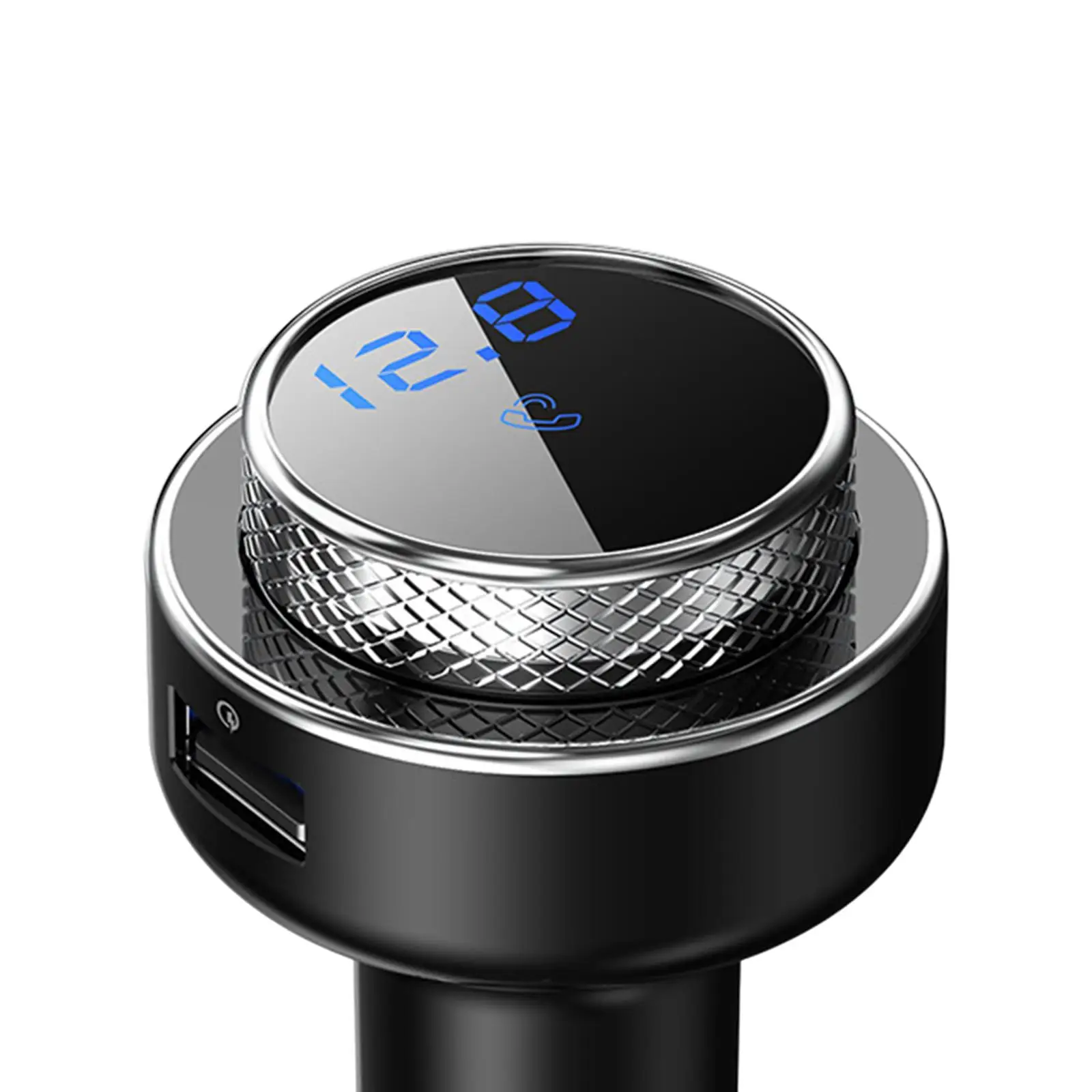 Automašīnas Adapteris 12V-24V QC3.0 Ātri Uzlādēt Portatīvo Surround Skaņas Brīvroku Zvanīšana LED Spriegums Displejs Auto Lādētājs MP3 Atskaņotājs5