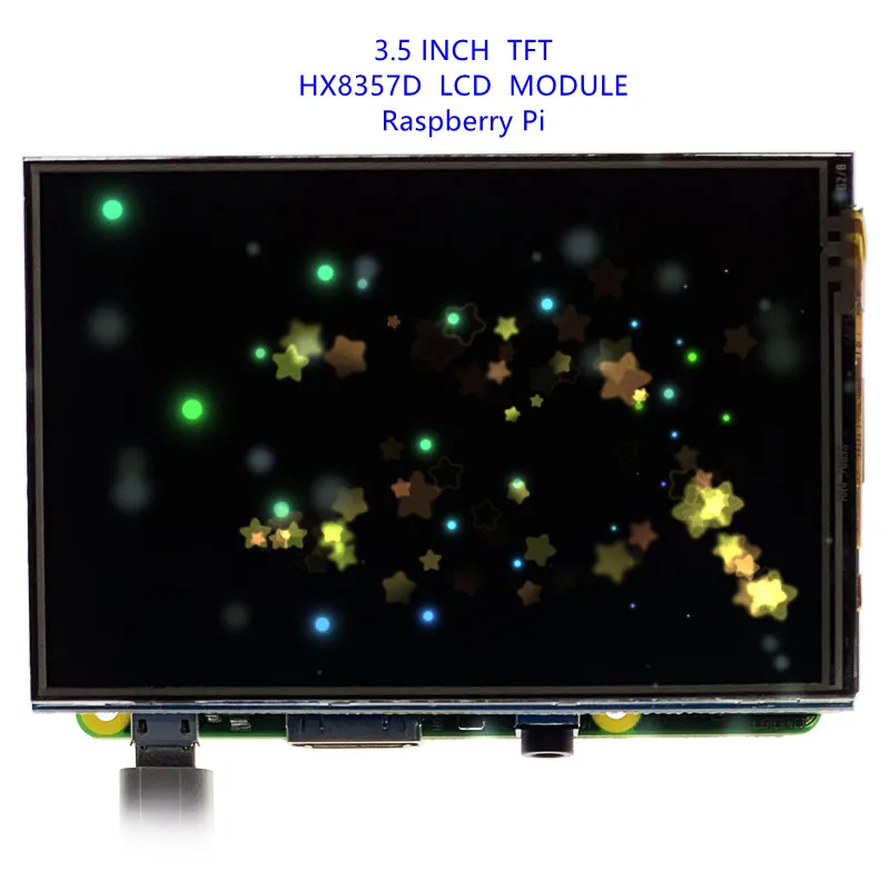 Aveņu Pi 3.5 collu TFT LCD modulis HX8357D disku IC displejs Pretestības touch panel ekrānu 320RGB*480 3B+ izcelt apgaismojums0