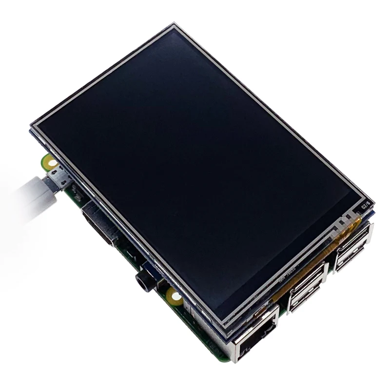 Aveņu Pi 3.5 collu TFT LCD modulis HX8357D disku IC displejs Pretestības touch panel ekrānu 320RGB*480 3B+ izcelt apgaismojums2