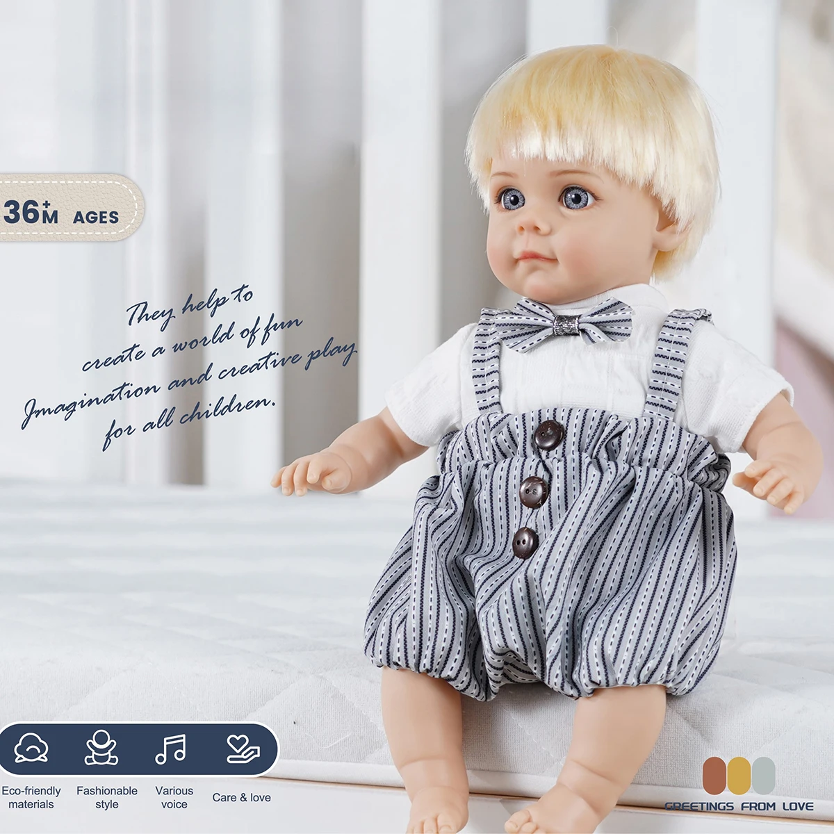 Bebe Atdzimis Lelle 14 Collu 35CM Zēns Baby Lelle Ar Modes Apģērbu Mīkstu Ādas Kokvilnas Ķermeņa Spilgti Reāli Bērnu Bērniem Dāvanu5