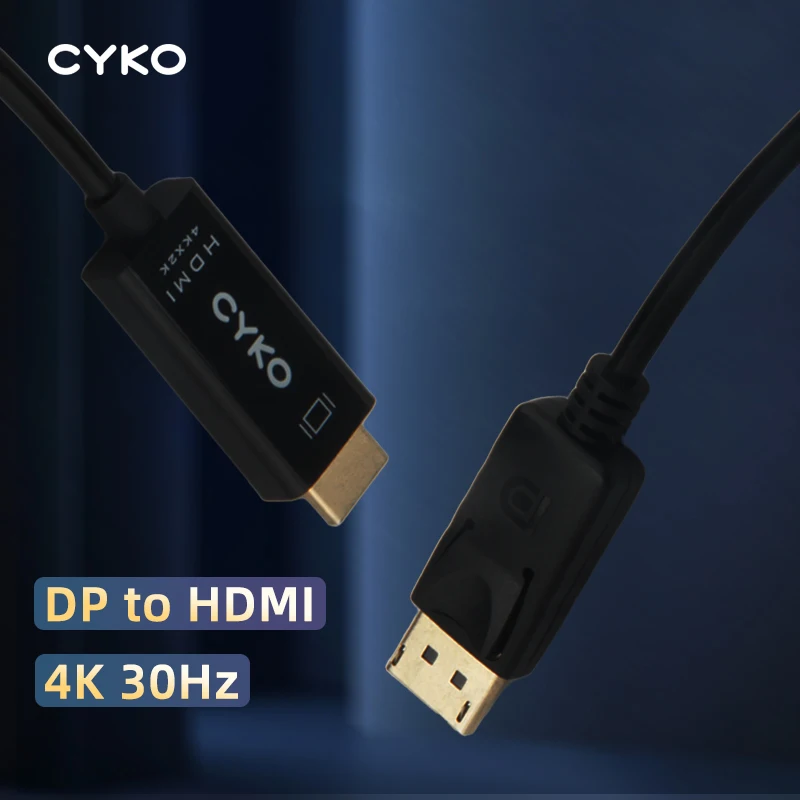CYKO DP, HDMI Kabeli DisplayPort Vīriešu Vīriešu, HDMI Saderīgas Video Audio Kabeli Uz Datoru, Klēpjdatoru, TELEVIZORU, Monitoru, Projektoru0