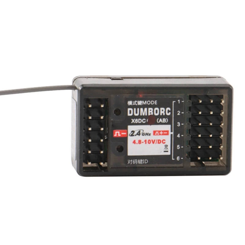 Dumborc X6DC 2.4 G 6CH Uztvērējs Ar LED Strip Gaismas Kontroles padomes Moduļu Komplekts RC Auto Raidītājs Rezerves Daļas4