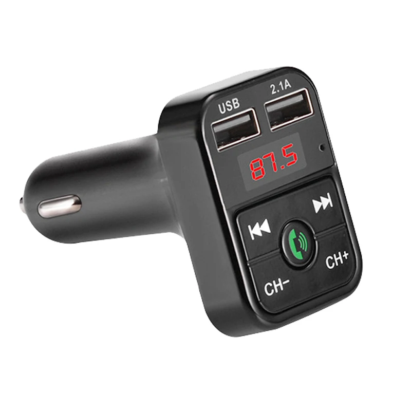 FM Raidītājs Bezvadu Bluetooth saderīgu Brīvroku MP3 Audio Mūzikas Atskaņotājs Dual USB Radio Modulators, Auto Komplekts 2.1 Lādētāju0