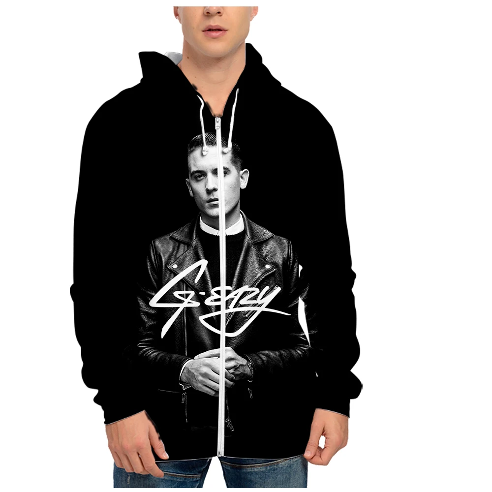 G-Eazy mūzikas faniem hoodies sporta krekls Uzdrukāts hip hop grafiskais sporta krekls gadījuma hoodies streetwear rāvējslēdzēju up hoodies2