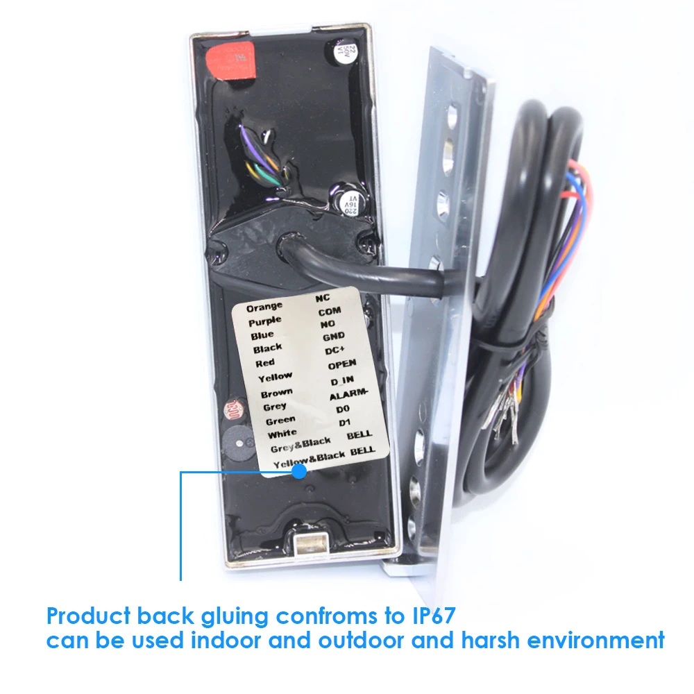 IP67 Waterproof Cinka sakausējuma Piekļuves Controler 125Khz Rfid atsevišķu Piekļuves Kontroles Tastatūru Wiegand 26 ievades izvades lasītājs2