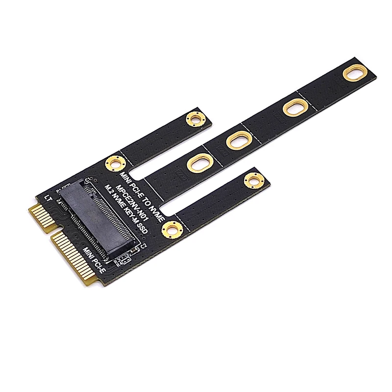 JAUNS Mini PCIE, lai NVME Adapteri Mini PCIE, lai M2 MINI PCI-E, lai NVME Pārvērst Kartes Stāvvadu Atbalsta 2230 2242 2280 2260 NVME PCIE M2 SSD3