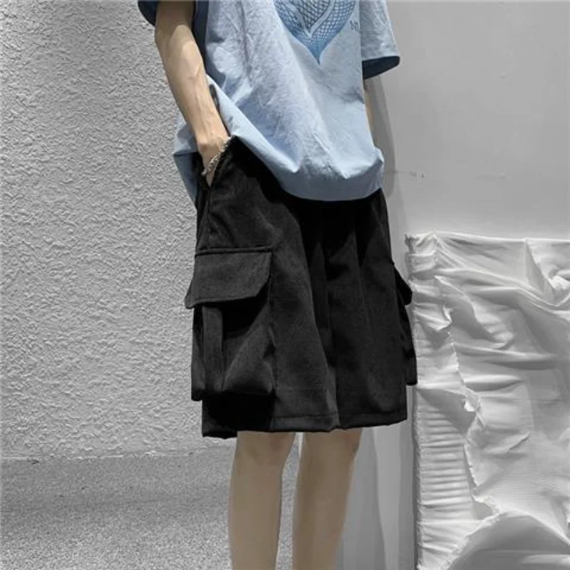 Japānas Kravas Bikses, Vīriešu, Sieviešu 2023 Vasaras Moderns High Street Darba Apģērbi Pusi Bikses Moderns Zaudēt Gadījuma Lielu Virsdrēbes Bikses5