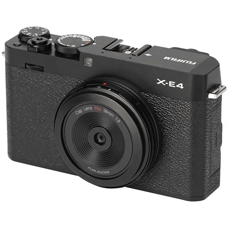 Jaunu FUNLEADER 18mm F8.0 Pro Kameras Objektīvs Manuālais fokuss Pilna kadra Leica M Nikon Sony E Z Fuji XF Mount Kameru Melnā un Sudraba3