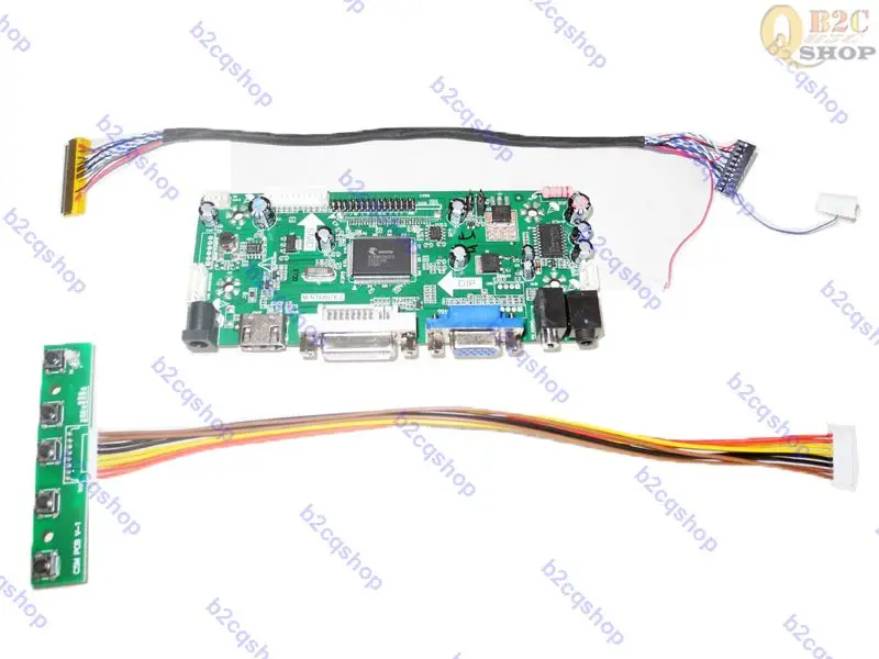 LCD Ekrāna Lvds Kontrolieris Converter valdes Komplekts CLAA089NA0BCW 1024X600 HDMI-saderīgam+DVI+VGA+Audio0