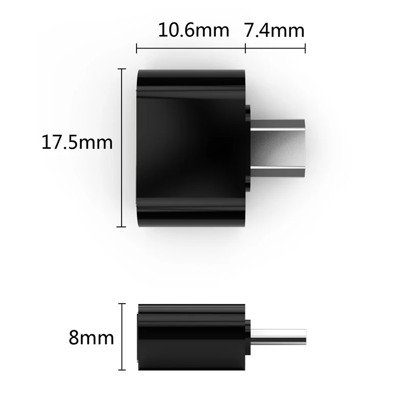 Micro USB Uz USB OTG Adapteri Android mobilā telefona Xiaomi Huawei HTC LG Samsung Sony Meizu Nokia Planšetdatoru savienot Flash Drive3