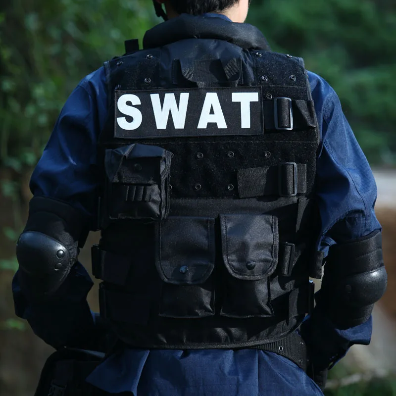 Militārās Taktikas Veste 800D Ūdensizturīgs Swat Aizsardzības Veste Āķa Cilpas Aizdares Āra CS Spēle POLICIJAS Aprīkojums MESP12