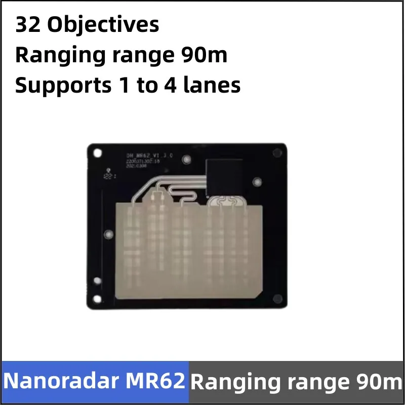 NANORADAR MR62 60GHz 90 milj. eiro vidējas multi-mērķa transportlīdzekļa ātruma fiksēšanas un agrīnās brīdināšanas inteliģentās satiksmes plūsmas lidar sensors0