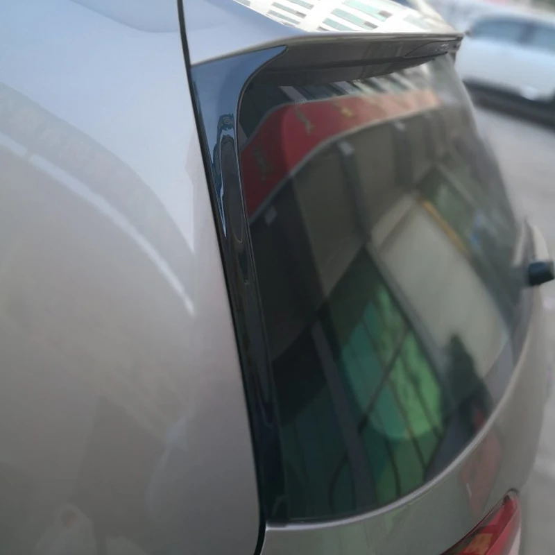 Oglekļa Šķiedras Izskatās ABS Gloss Black Aizmugurējo Spārnu Sānu Spoileris Lūpa Par Volkswagen Golf 7 MK7 2014-2017 2gab Piederumi4