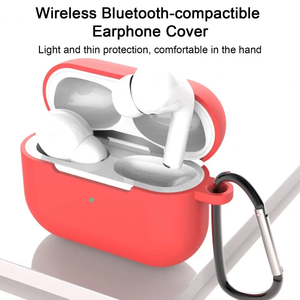Portatīvo Ērts Bluetooth-compactible Austiņas Lādēšanas Gadījumā Ērts Rokturis Austiņu Segtu nepievelk putekļus3