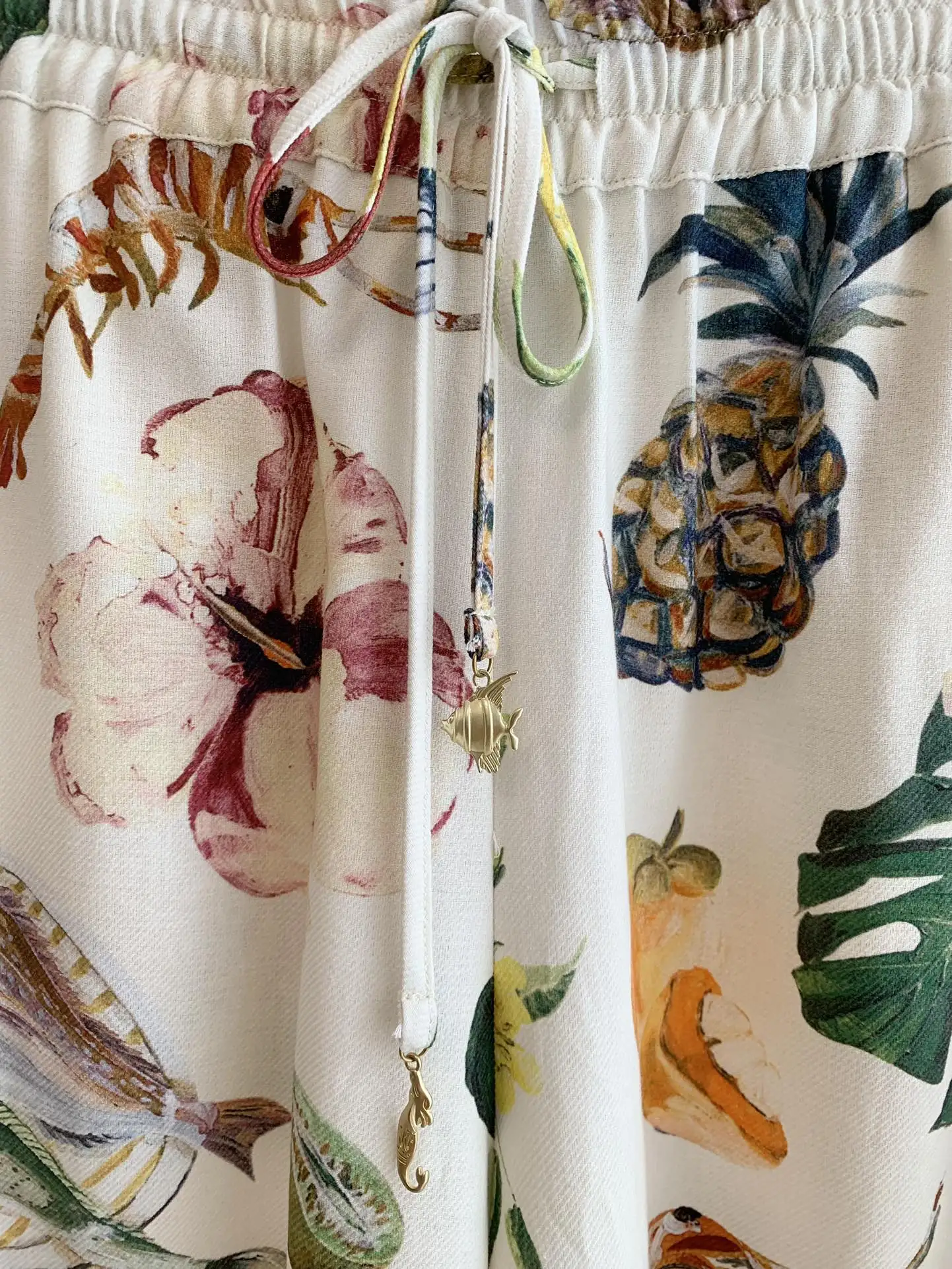 Sievietēm Stāvoklī, Eļļas Glezna Augļu Drukāt Veļas komplekts modes Brīvs Krekls topi + vaļīgas bikses4