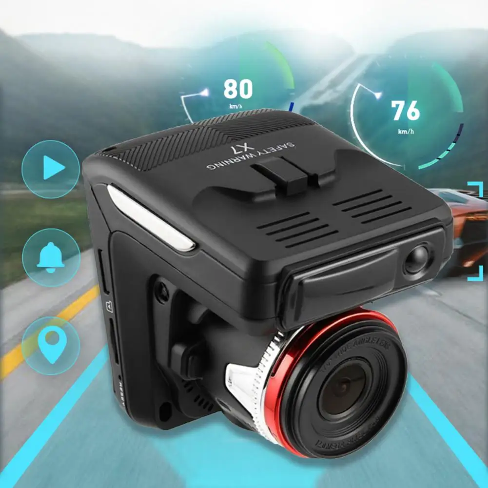 Transportlīdzekļa uzstādītā kamera droši atpazīst ātruma detektoru divu-in-one līnijas transportlīdzekļu reģistratoru видеорегистратор4
