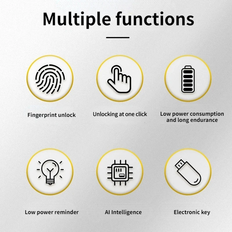 Tuya Smart Home ministru Kabineta Atvilktnes Bloķēšanas Biometrisko pirkstu Nospiedumu Digitālo Elektronisko Bloķēšanas Privātuma Failu APP Atslēgt Drošības Aizsardzība4