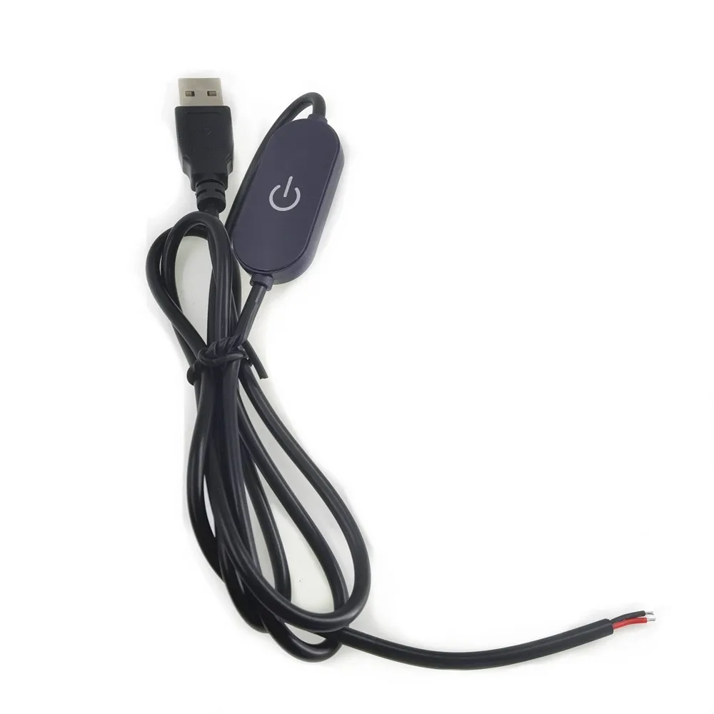 USB Ar ON/OFF Slēdzi-5V, 0.5 M, 1M, 1.5 M, 2 M LED Lentes FOB Lineāru Gaismas DIY2