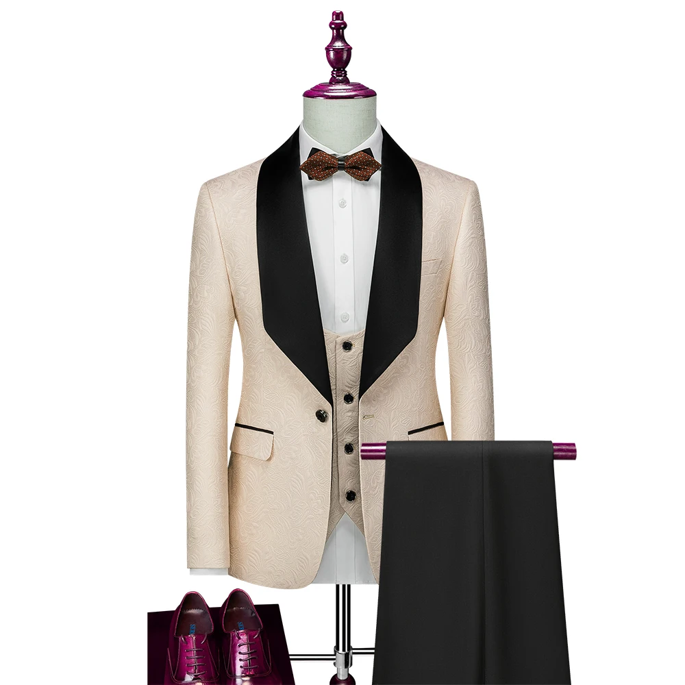 Vīriešu Zīmola Uzvalks, Žakete 3-gabals Elegants Modes Kleita, Uzvalks Līgavainim Kāzu Vakara Kleita, Uzvalks Vīriešu Uzvalks (žakete+veste+bikses)2