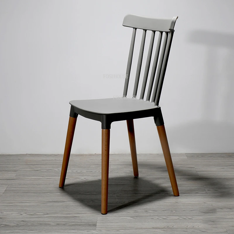 Ziemeļvalstu Mājas Mēbeles, plastmasas Ēdamistabas Krēsli Dizaineru Radošā Sarunu Ēdamistabas Krēsls Vienkārši Balkons Atzveltni Plastmasas Krēsls2