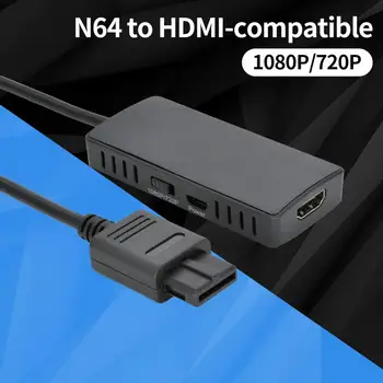 Video Converter Kabeļa Draiveri Bezmaksas Elastīga Video Adapteri N64, lai HDMI-saderīgam Pilnu Digitālo Adapteris, Video Adapteris, Kabeļu