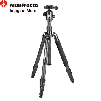 Manfrotto MKELEB5CF-BH Elements ceļojumu SLR kameras statīvs mikro-vienu profesionālo kameru, portatīvo statīva mobilais tālrunis