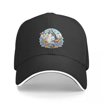Ūdens Krāsa Husky Beisbola cepure Pūkainu Cepuri Militārās Taktikas Caps Dizainers Cepuri Cilvēks Sieviešu Cepure