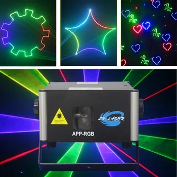 Bezmaksas Piegāde 1000wm RGB Animācija Tālvadības pulti, Lāzera APP Bluetooth Rediģēt Efekts DMX Kāzu Puse, Skatuves Apgaismojums