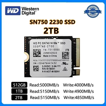 Veicināšanas Western Digital WD SN740 2TB 2230 SSD M. 2 NVMe PCIe Gen 4x4 disku (SSD) un 256 gb par Microsoft Surface ProX Klēpjdatoru 3 Tvaika Klāja