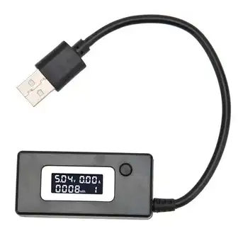 USB Spriegums Strāvas Testera LCD Displejā 50mA‑3500mA USB Multimetrs 3‑15V 0.05 A‑3.50 A