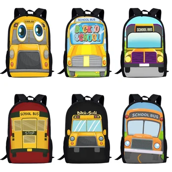 Skolas Autobusu Dizains Meitenes Zēns Skolas Soma Vienkāršu Stila vidusskolas uz muguras pārnēsājamiem Personalizētu Bookbags Pusaudžiem Bērniem Mochila