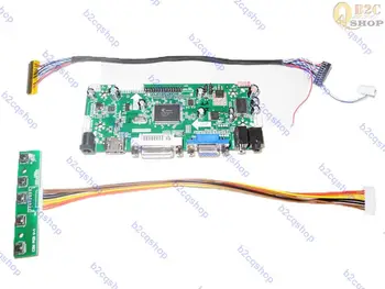 LCD Ekrāna Lvds Kontrolieris Converter valdes Komplekts CLAA089NA0BCW 1024X600 HDMI-saderīgam+DVI+VGA+Audio