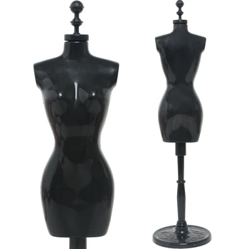 1 Gab. Modes Black Lelle Modelis Stends Displejs Kleitu uz Manekena Apģērbs Aksesuāri Displeja Turētāja Atbalstu Barbie Lelle DIY Rotaļlietas
