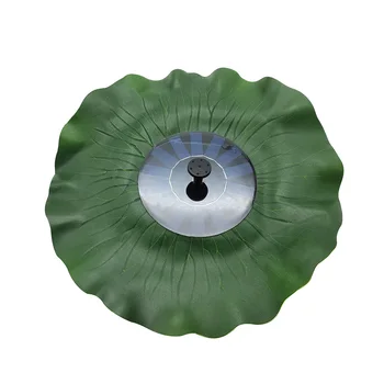 Augstas kvalitātes 8V 1.6 W Zaļā Dekoratīvās Strūklakas Dīķi Lotus Leaf Portatīvie Saules Enerģijas Diametrs 380 mm Brushless Ūdens Sūknis