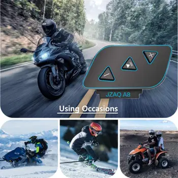 Bluetooth 5.0 Moto Ķivere, Austiņas, Bezvadu Brīvroku Stereo Austiņas Motocikla Ķivere Austiņu Skaļruņu Atbalsts Chargin