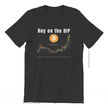 Bitcoin Cryptocurrency Mākslas Nopirkt Par Dips T Krekls Harajuku Punk Augstas Kvalitātes Tshirt Brīvs O-Veida Kakla Sieviešu, Vīriešu Krekls
