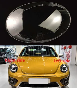 Auto Luktura Lēca Par Volkswagen VW Beetle 2013. - 2020. Gadam Vāks Caurspīdīgs Korpusa Priekšējo Stiklu Nomainīt Sākotnējo Abažūri
